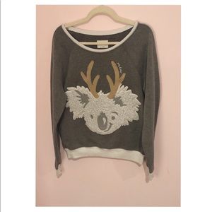 Soft, rare, and cute grey sweater by Gilly Hicks!